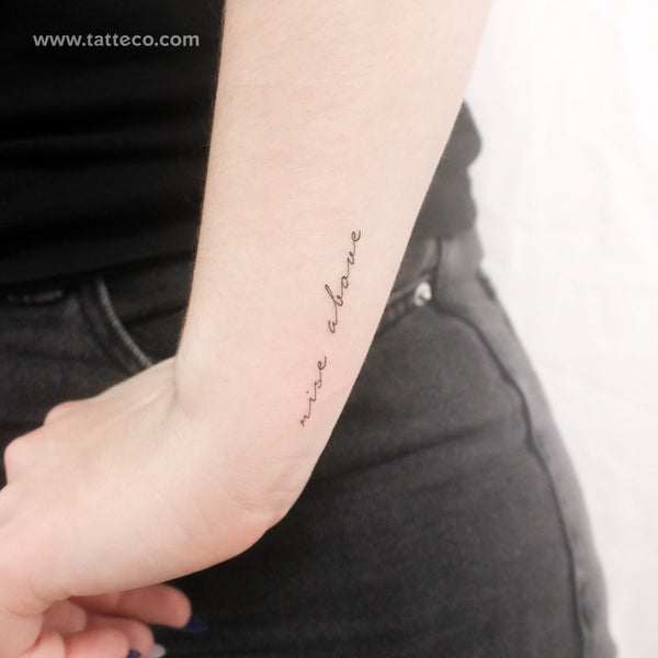 Rise Above Temporary Tattoo - Set of 3