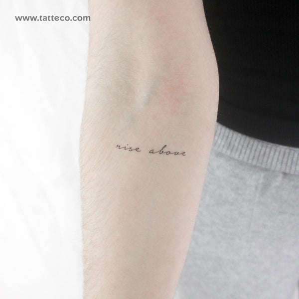 Rise Above Temporary Tattoo - Set of 3