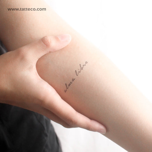 Tatuaje temporal de Alma Libre - Juego de 3