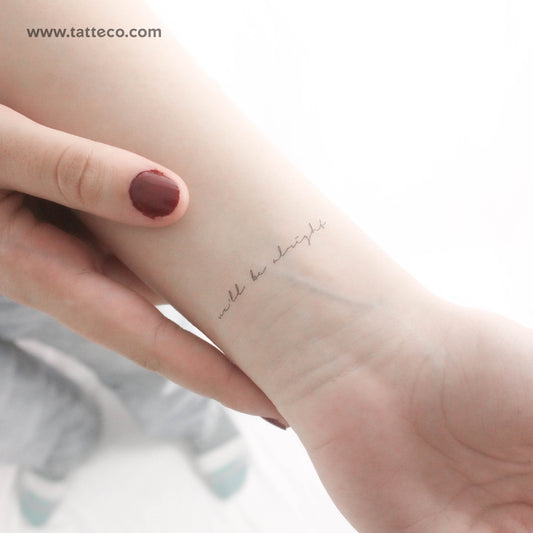 Handwritten We'll Be Alright Temporary Tattoo - Set of 3