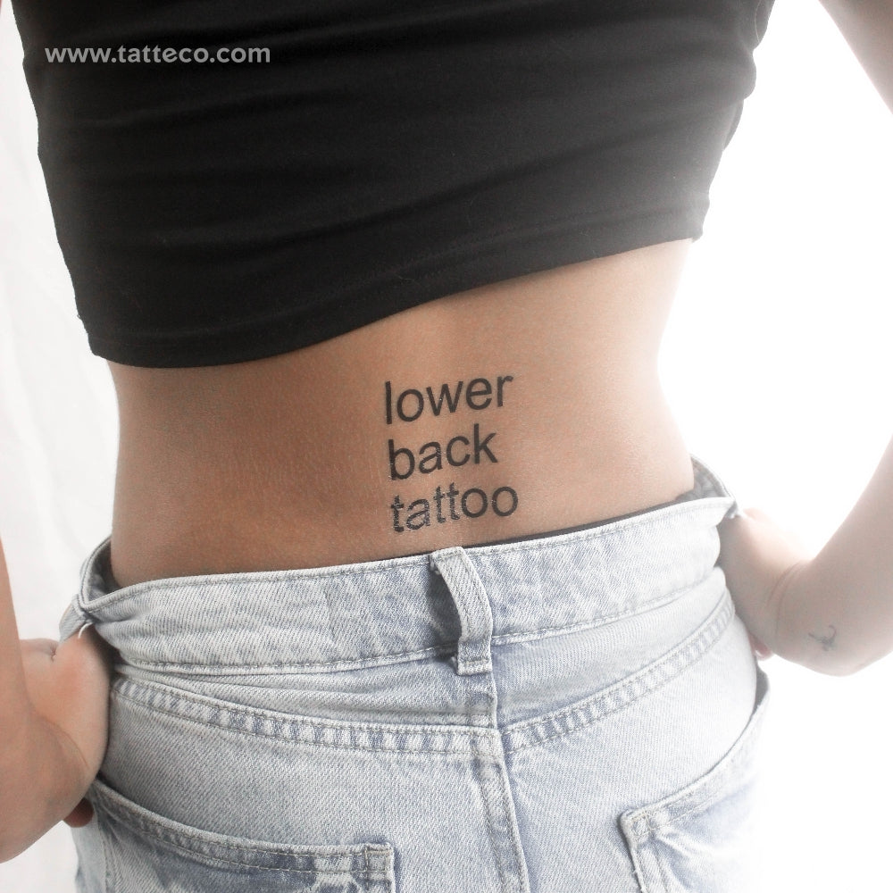 Lower Back Tattoo Ideas Inspired by Charli XCX