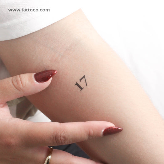 17 tatuajes temporales - Juego de 3