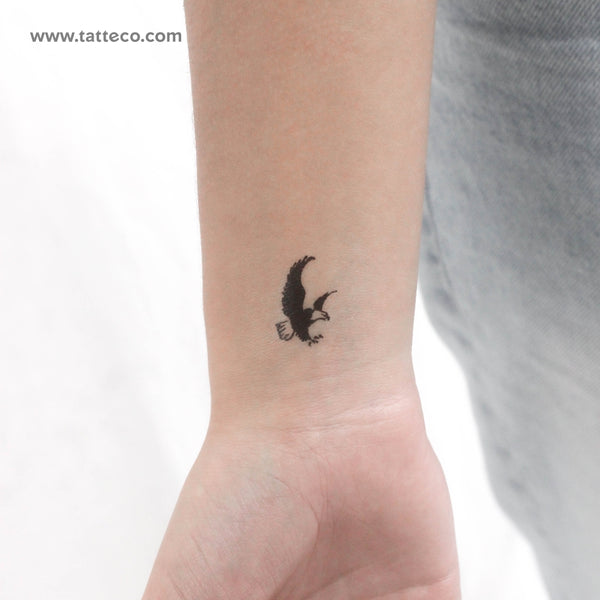 Bald Eagle Temporary Tattoo - Set of 3