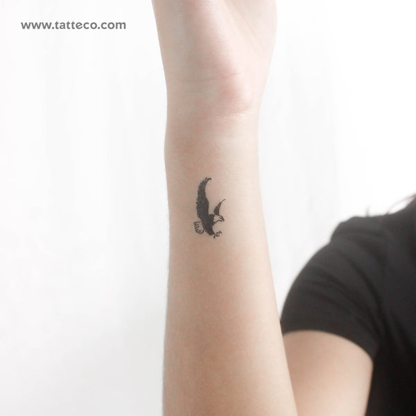 Bald Eagle Temporary Tattoo - Set of 3