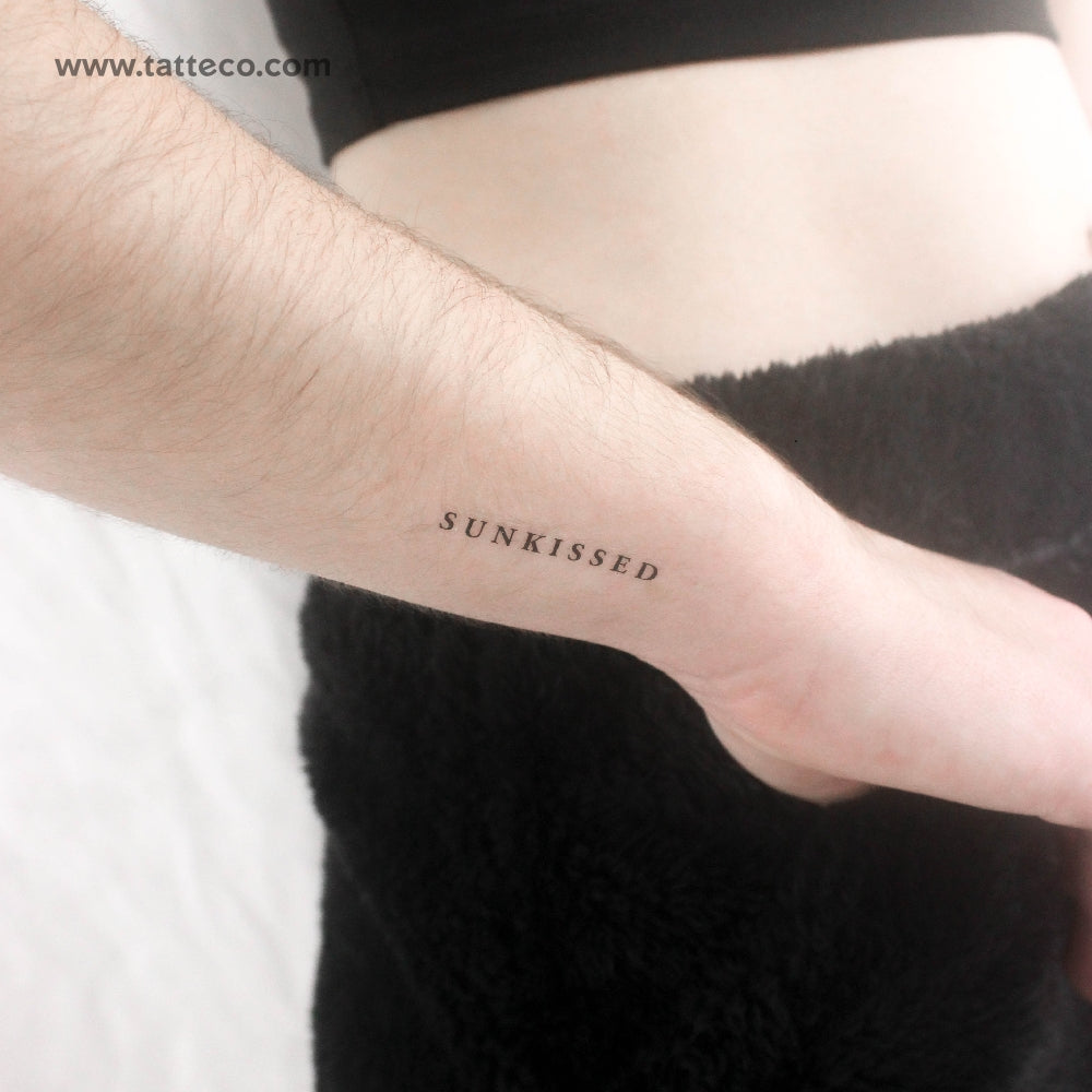 SUNKISSED Temporary Tattoo - Set of 3