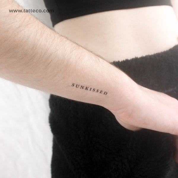 SUNKISSED Temporary Tattoo - Set of 3