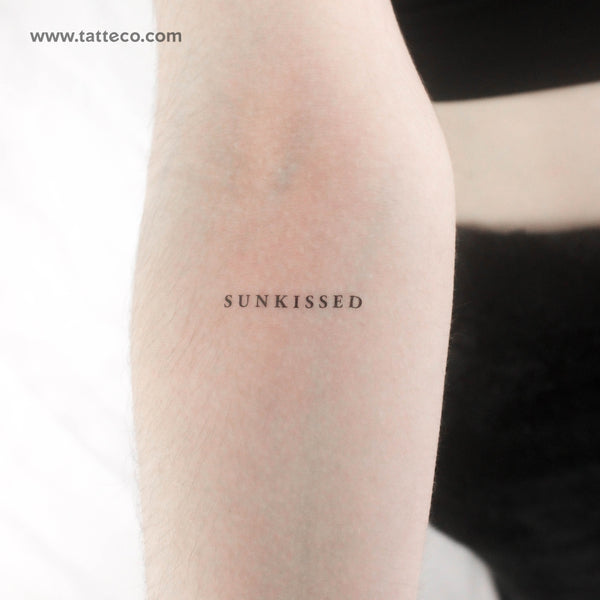 SUNKISSED Temporary Tattoo - Set of 3