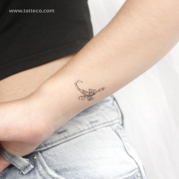 Scorpion Temporary Tattoo - Set of 3