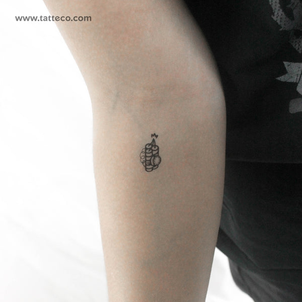 Time Bomb Temporary Tattoo - Set of 3