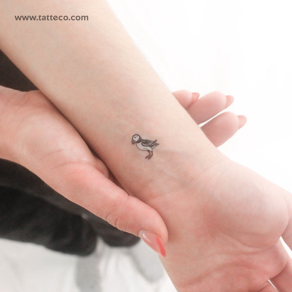 Little Puffin Temporary Tattoo - Set of 3