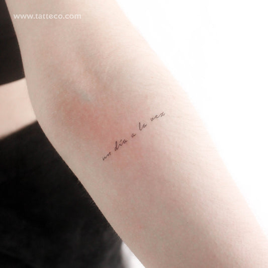 Tatuaje Temporal Un Día A La Vez - Juego de 3