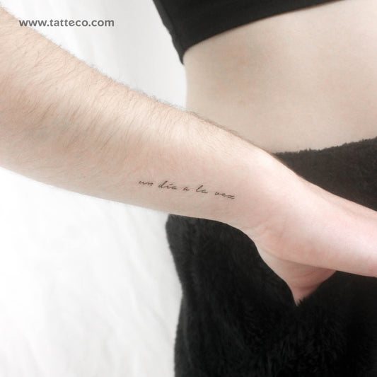 Tatuaje Temporal Un Día A La Vez - Juego de 3