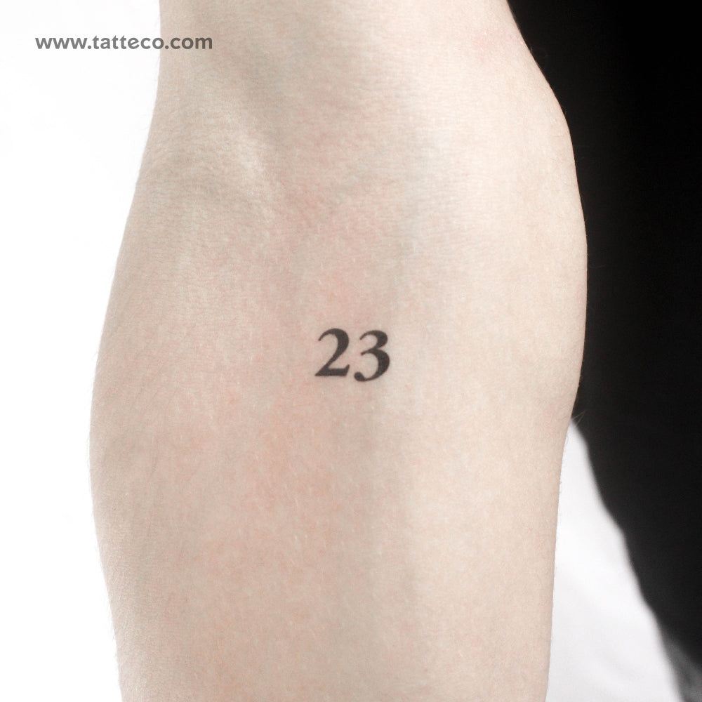 23 tatuajes temporales - Juego de 3