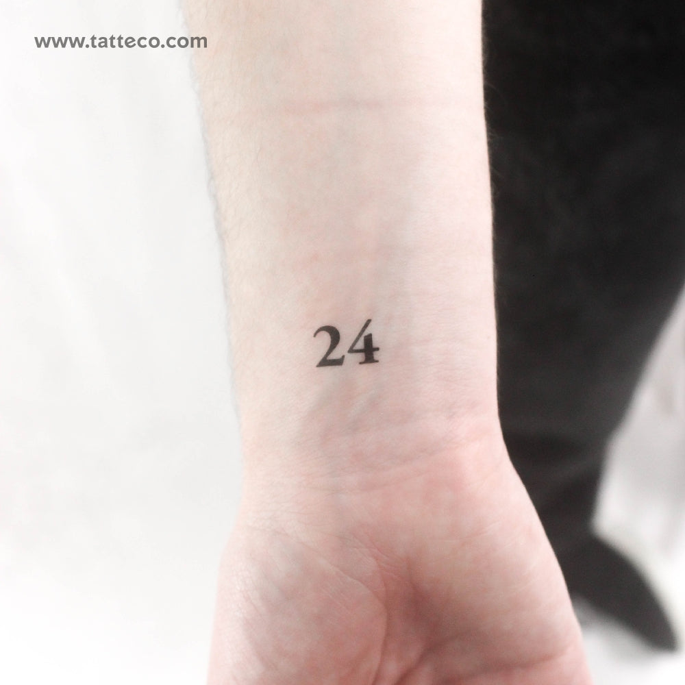 24 Temporary Tattoo - Set of 3