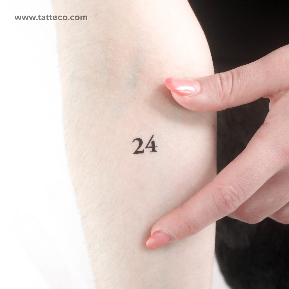 24 Temporary Tattoo - Set of 3