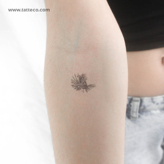Tatuaje temporal de pez escorpión - Juego de 3
