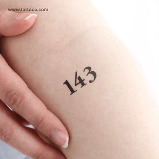 143 Tatuajes temporales - Juego de 3