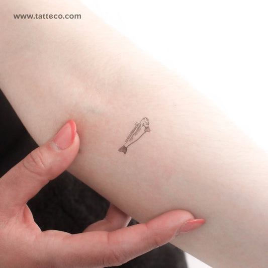 Tatuaje temporal de pez escorpión pequeño - Juego de 3