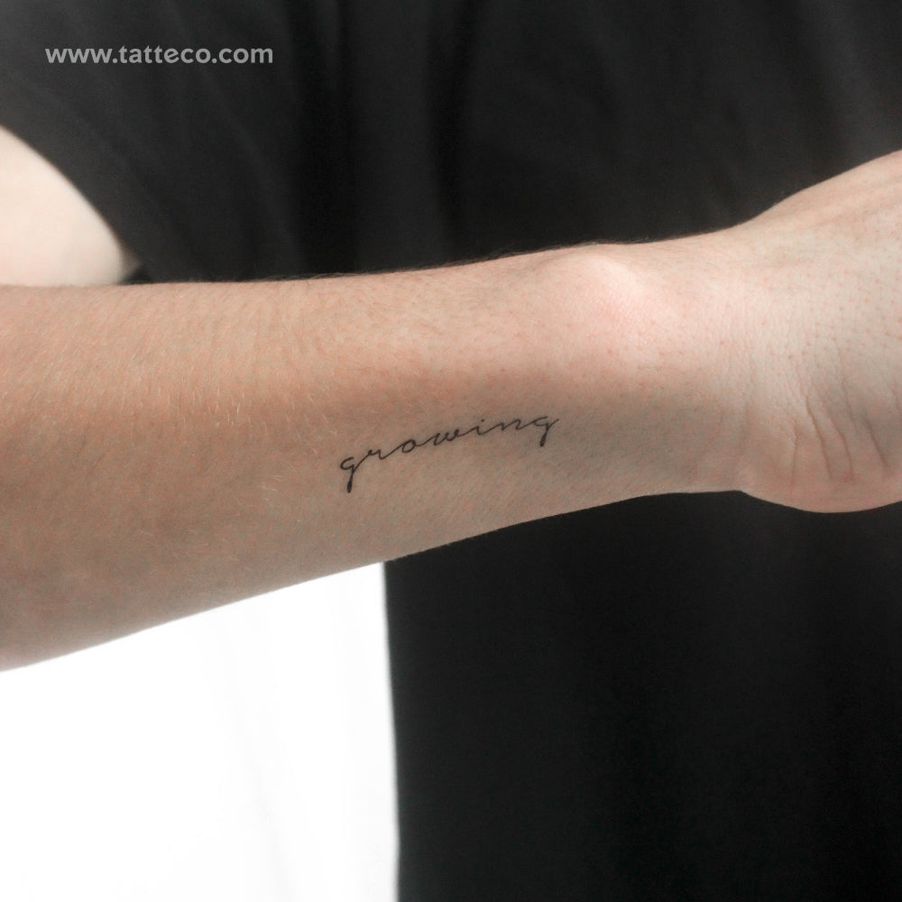 Growing Temporary Tattoo - Set of 3