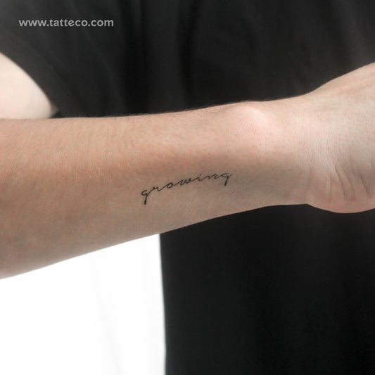 Tatuaje temporal en crecimiento - Juego de 3