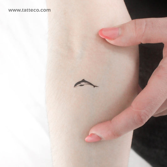 Little Dolphin Temporary Tattoo - Set of 3