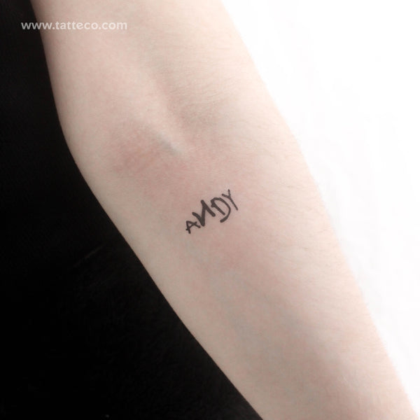 Andy Temporary Tattoo - Set of 3