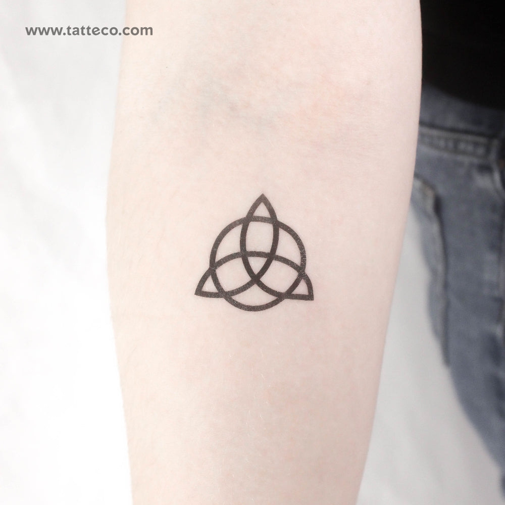 Trinity Knot Temporary Tattoo - Set of 3