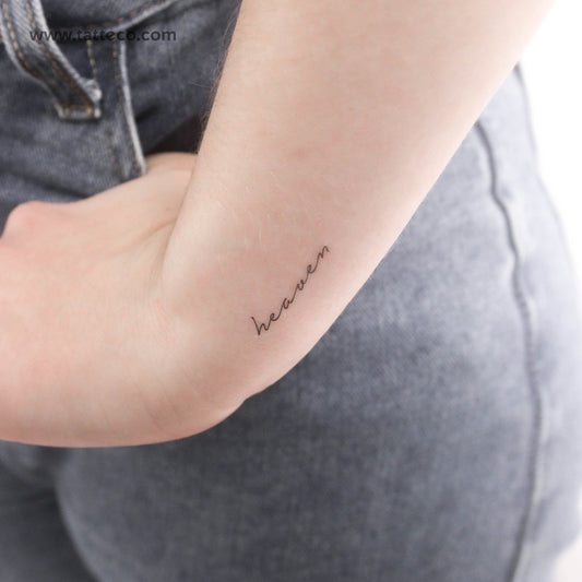 Heaven Temporary Tattoo - Set of 3