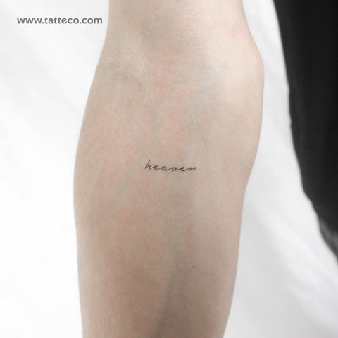 Heaven Temporary Tattoo - Set of 3