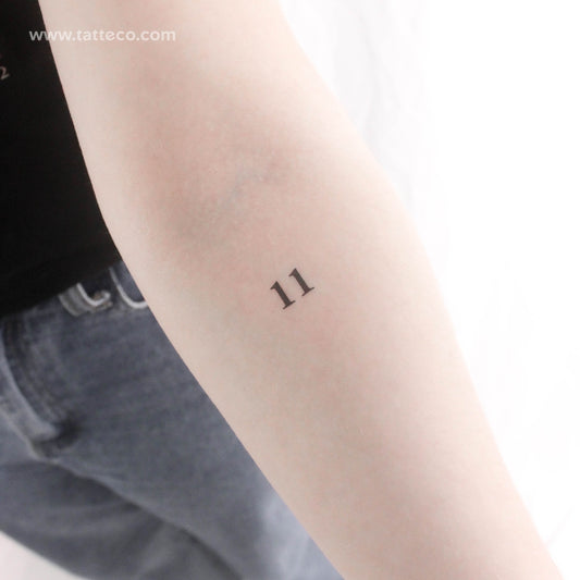 11 tatuajes temporales - Juego de 3
