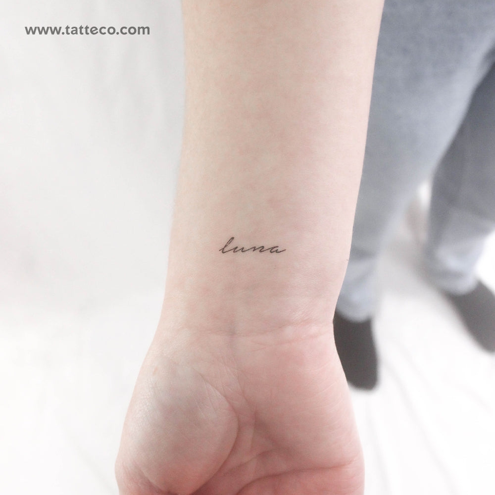 Luna Temporary Tattoo - Set of 3