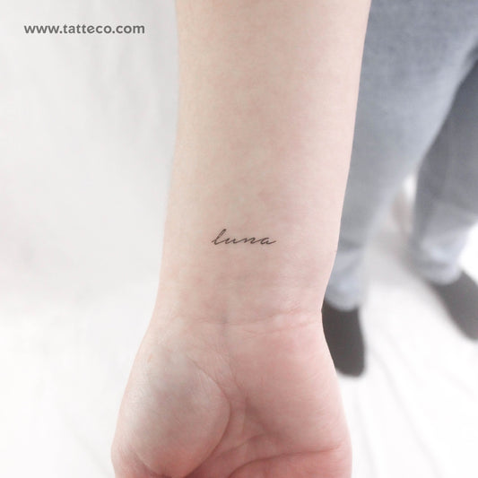 Tatuaje temporal de Luna - Juego de 3