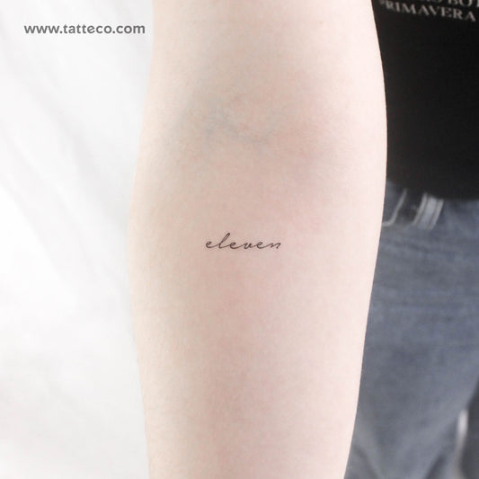 Eleven Temporary Tattoo - Set of 3