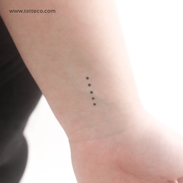 Five Dots Temporary Tattoo - Set of 3