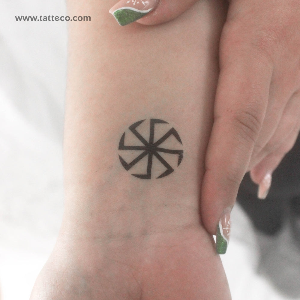 Kolovrat Temporary Tattoo - Set of 3