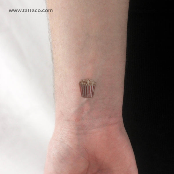 Little Popcorn Temporary Tattoo - Set of 3