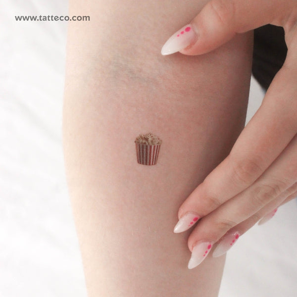 Little Popcorn Temporary Tattoo - Set of 3