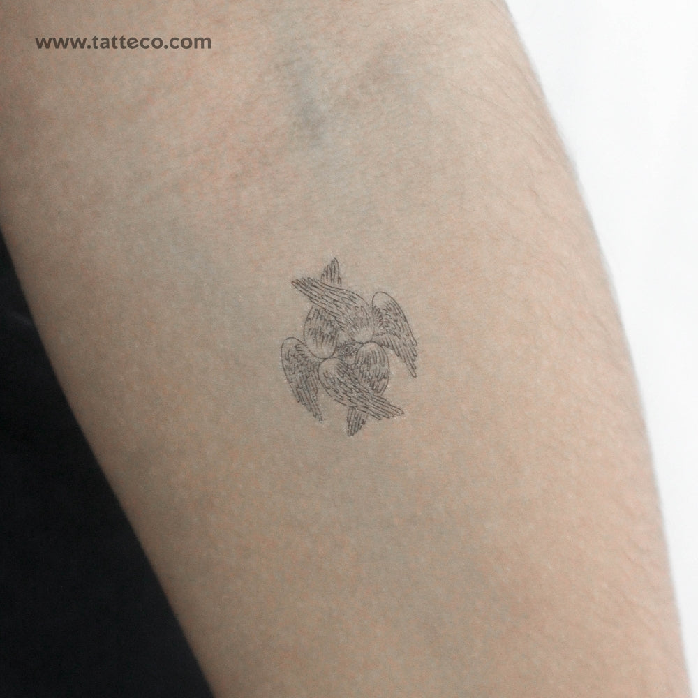 Seraphim Temporary Tattoo - Set of 3