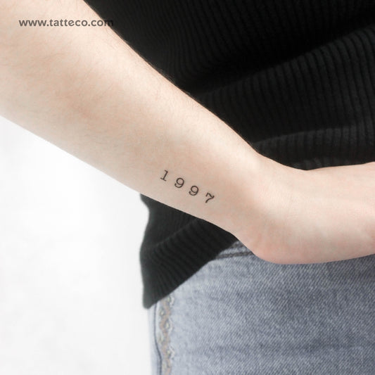 Tatuaje temporal de 1997 - Juego de 3