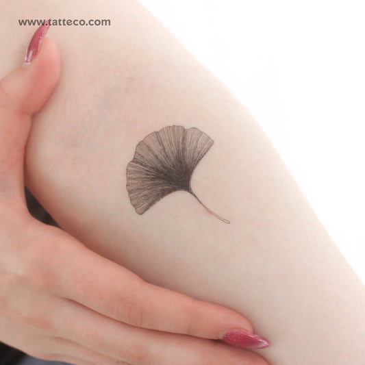 Tatuaje temporal de hoja de ginkgo (juego de 3)