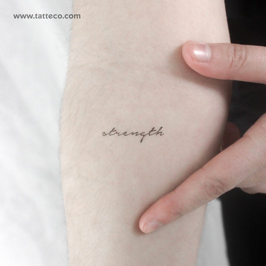 Tatuaje temporal "Fuerza" - Juego de 3