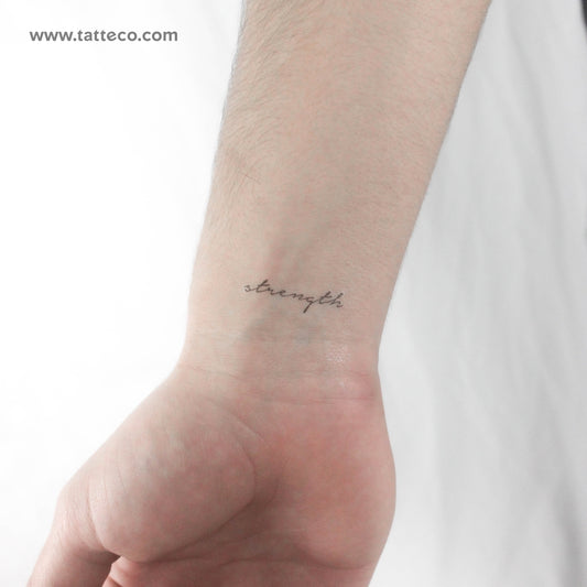 Tatuaje temporal "Fuerza" - Juego de 3