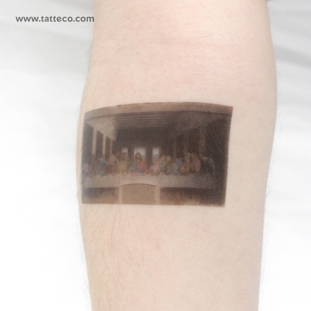 Tatuaje temporal de La Última Cena - Juego de 3