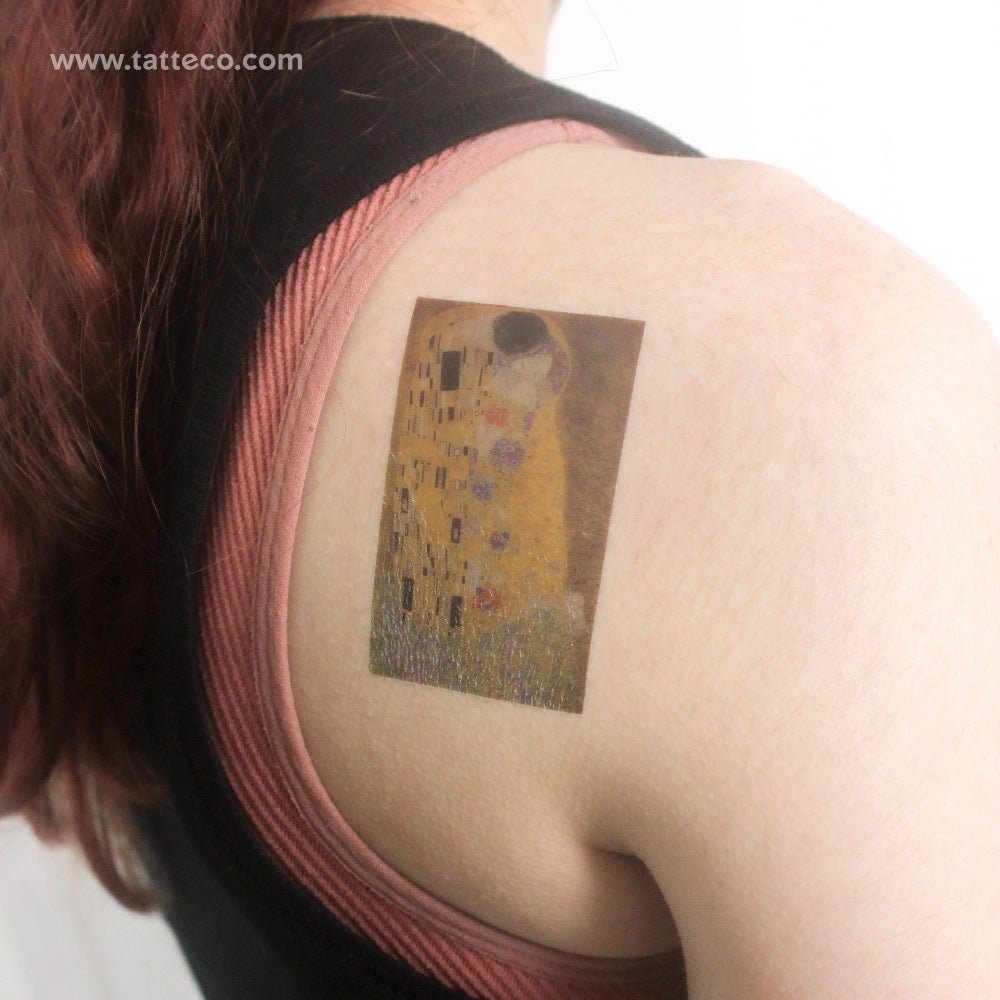 Klimt's The Kiss Temporary Tattoo - Set of 3
