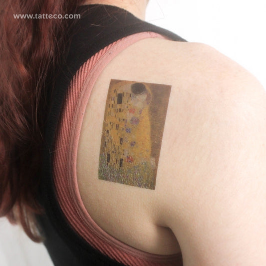 Tatuaje temporal El beso de Klimt - Juego de 3