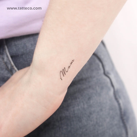 Mom Temporary Tattoo - Set of 3