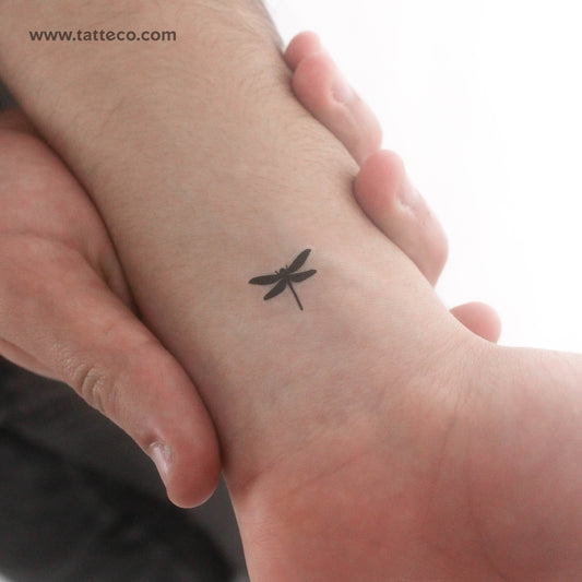 Tatuaje temporal de libélula - Juego de 3