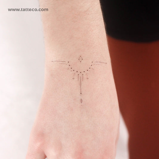 Tatuaje temporal ornamental de Harmlessberry - Juego de 3