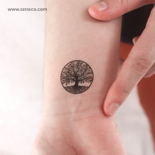 Tatuaje temporal del árbol de la vida - Juego de 3