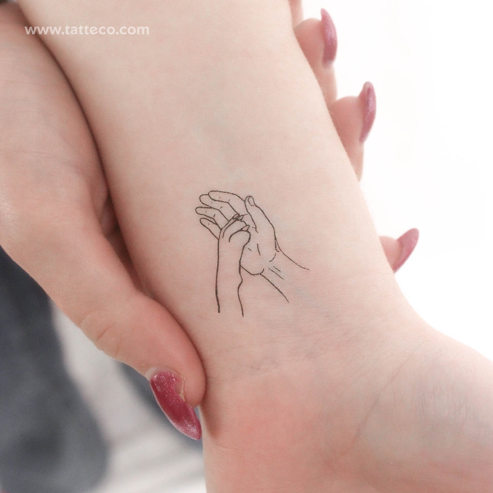 Dog High-Five Temporary Tattoo - Set of 3